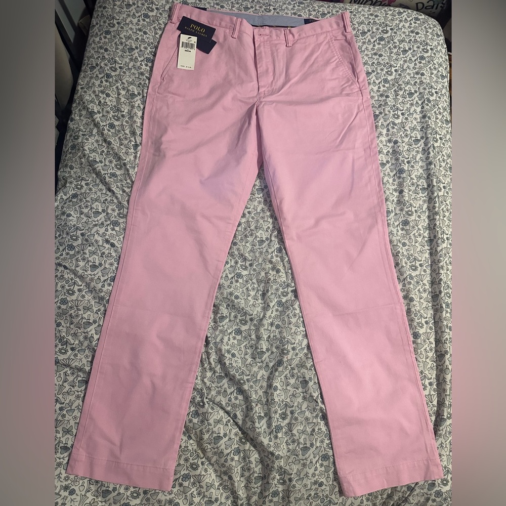 Polo Ralph Lauren Men's Straight-Fit Washed Stretch Chino Pants - Picture 4 of 7